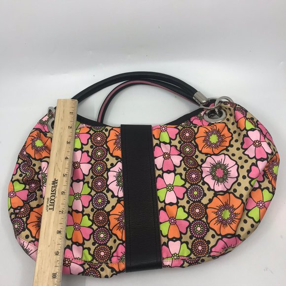 LeSportsac Multicolor Fabric Floral Design Handbag - Picture 3 of 8